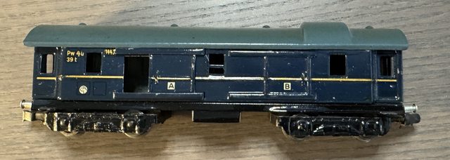 CIWL-Gepäckwagen, blau