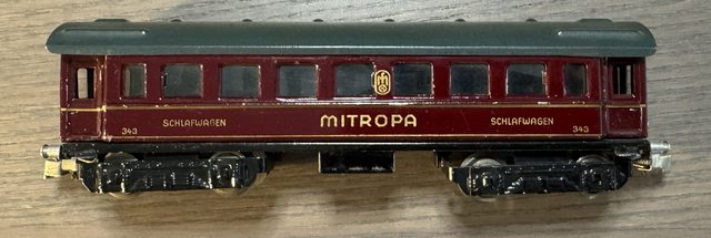 MITROPA-Schlafwagen, bordeaux