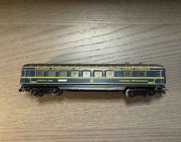 CIWL-Schürzenspeisewagen, blau