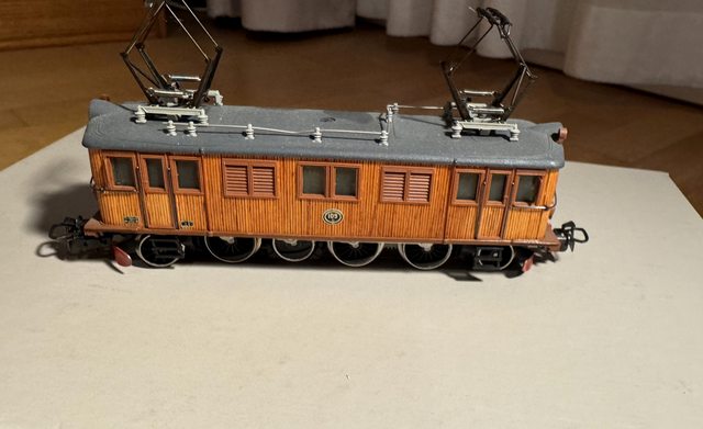 SJ-Elektrolokomotive Litt. D 109, braune Holzverkleidung