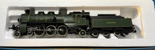 Dampflokomotive Bayerische S 3/6 Nr. 3673 mit Tender