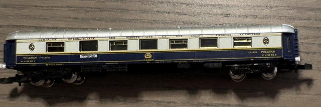 CIWL-Pullmanwagen, blau/creme
