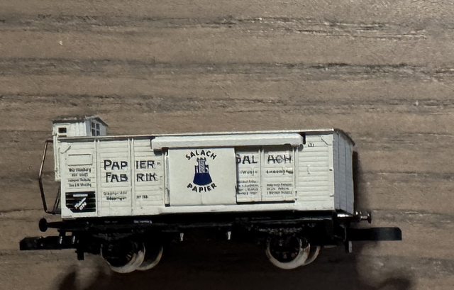 Güterwagen Papierfabrik Salach, Museumswagen 1996