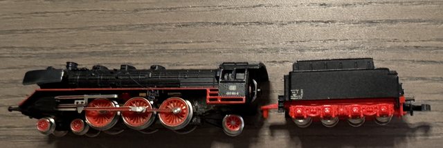 Dampflok BR 003 160-9 der DB mit Tender